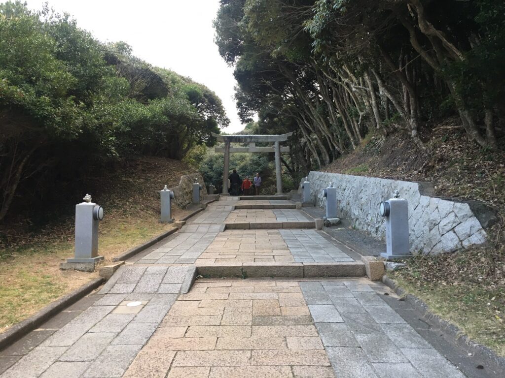 白兎神社の階段
